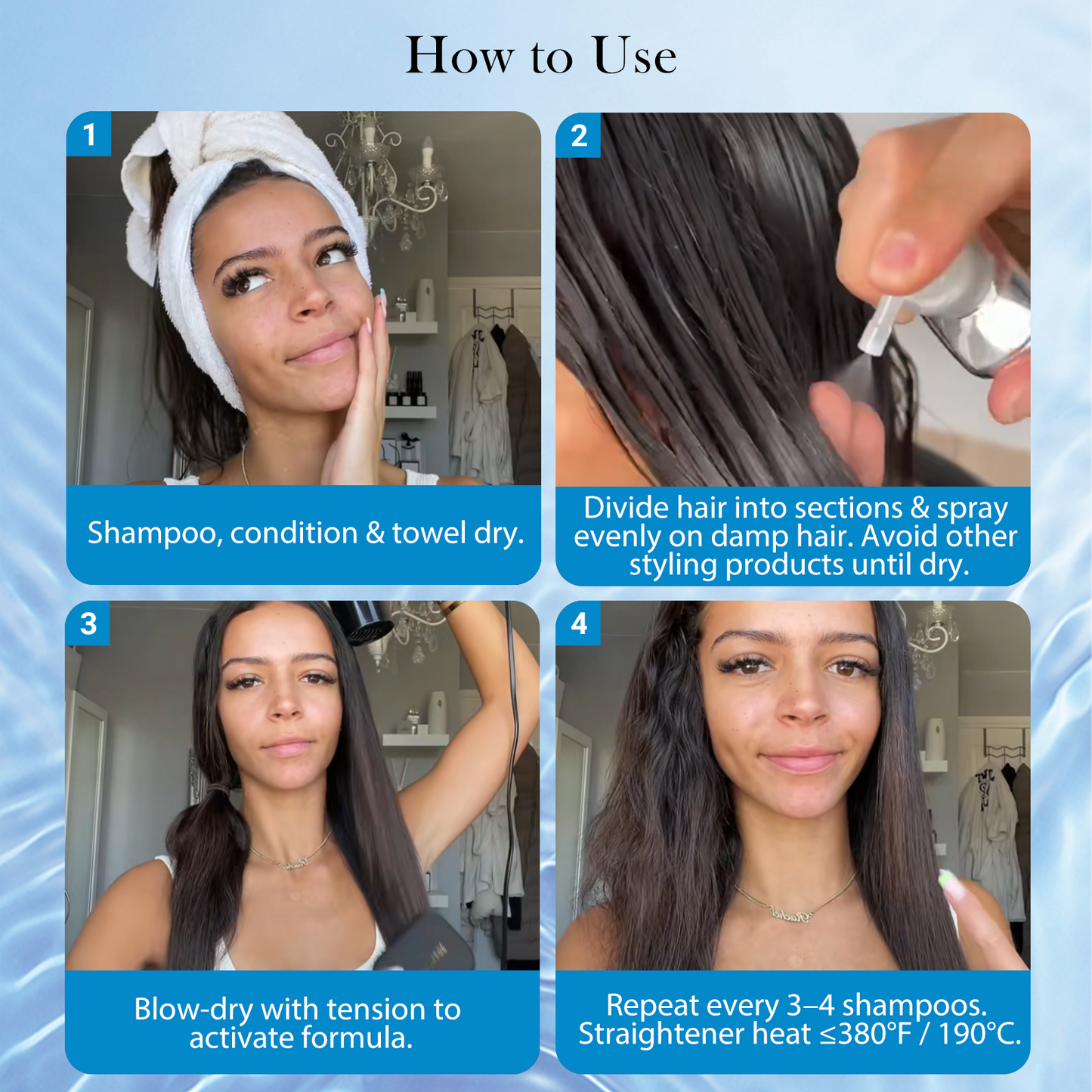 Frizz-Free Shield Spray – Lasting Smoothness, Zero Frizz