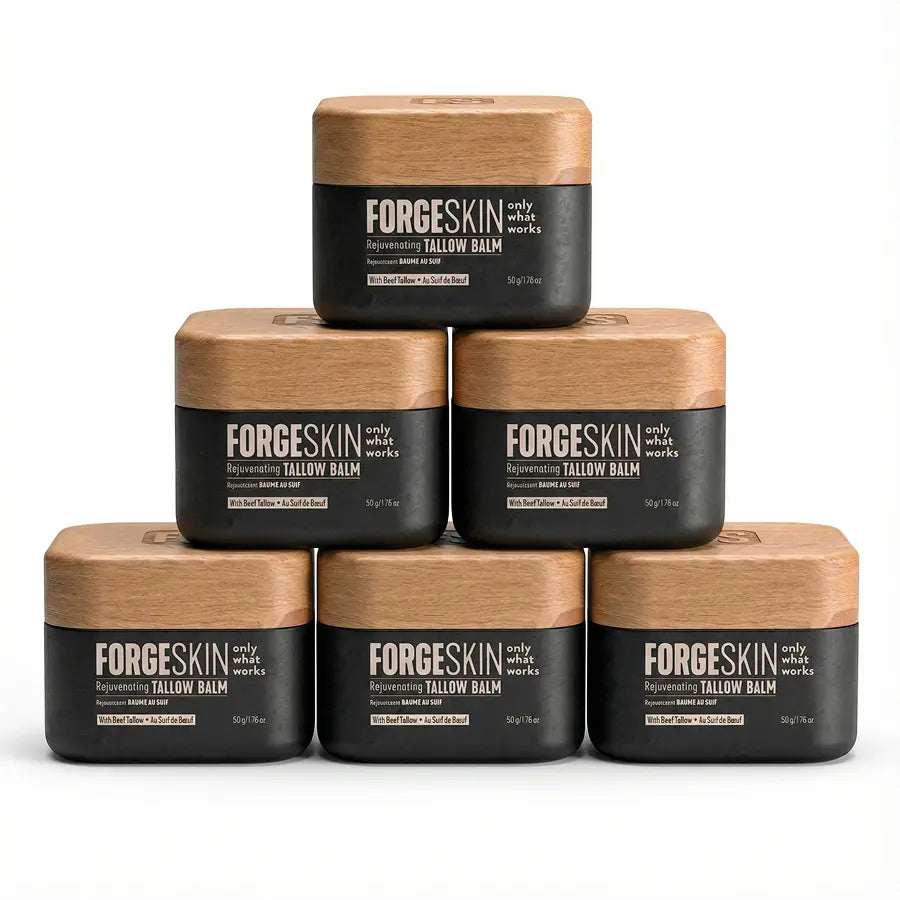 FORGE SKIN Wrinkle Defense & Natural Anti-Aging Beef Tallow Moisturizer for Men