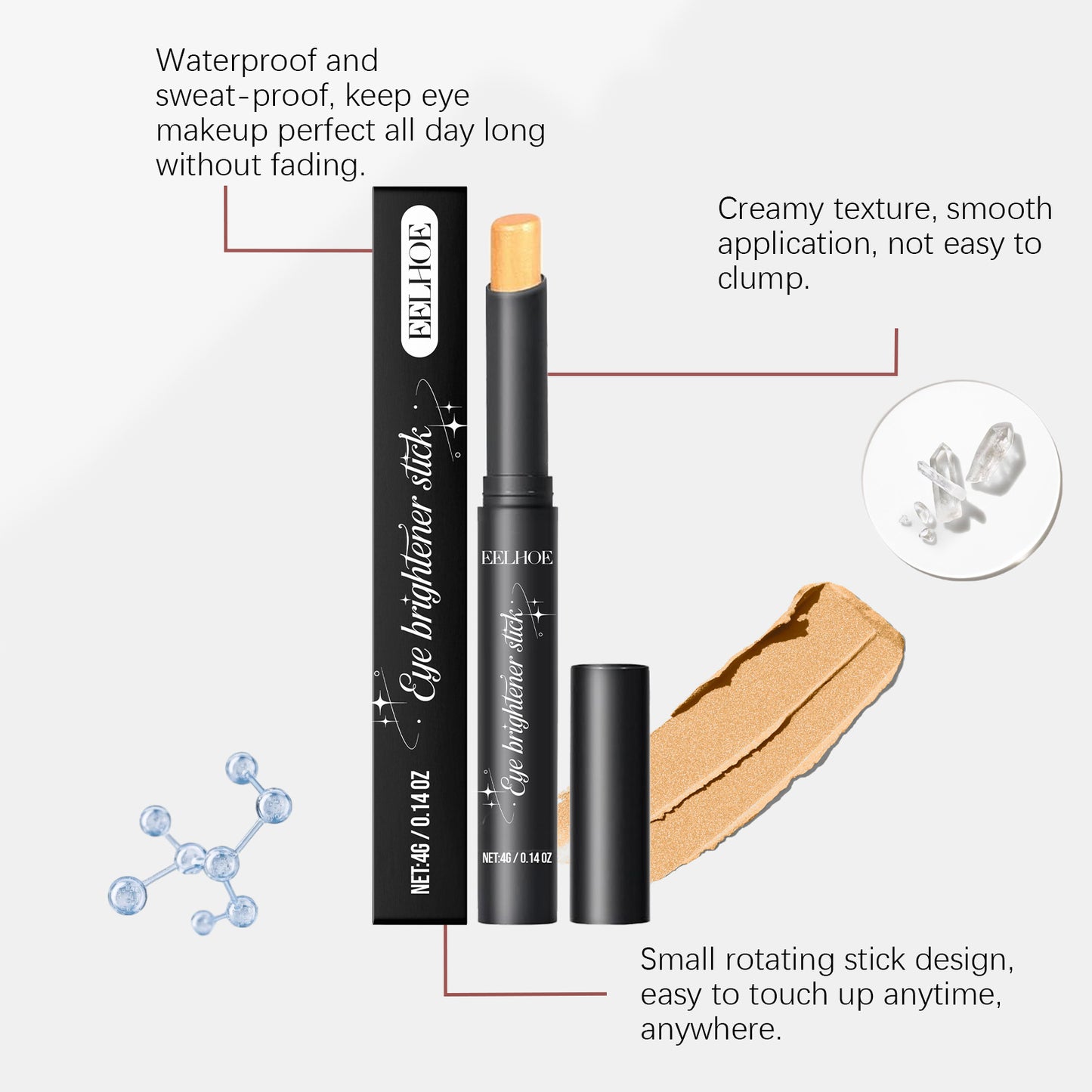 Eye Swipe Longwear Shadow Stick ( Champagne)