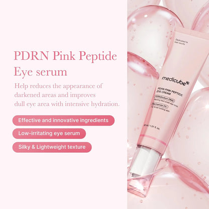 PDRN Pink Caffeine Collagen Eye Patch for Night CareㅣFuller-Looking Eye Area, Under-Eye Puffiness