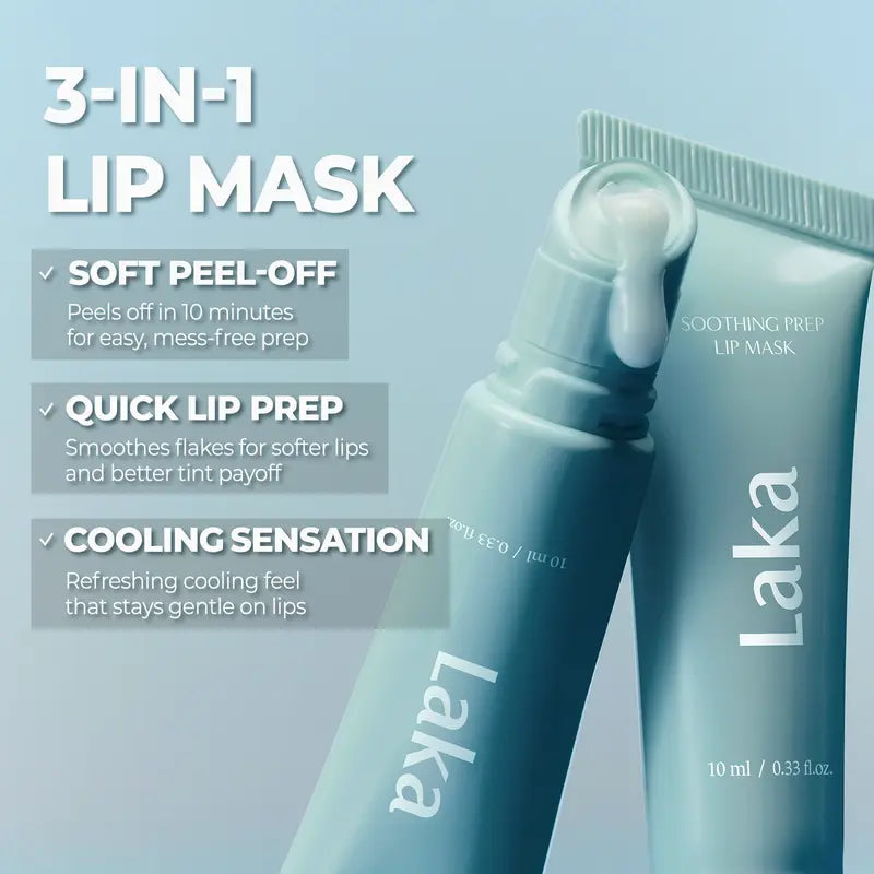 Cooling Peel-Off Lip Prep Mask, 10-Minute Smooth Hydrating Lip Mask