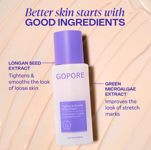 GOPORE Belly Cream for Firmer, Smoother Skin