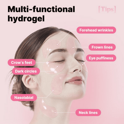 ✨ The Peptide Collagen Hydrogel Eye Patch (60 patches) | DEPUFFS UNDERYE BAGS IN JUST 10 MINUTES.