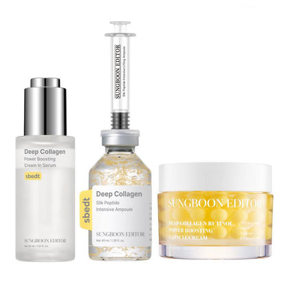 Complete Firming Care Trio | Retinol, Collagen & Peptide Essential
