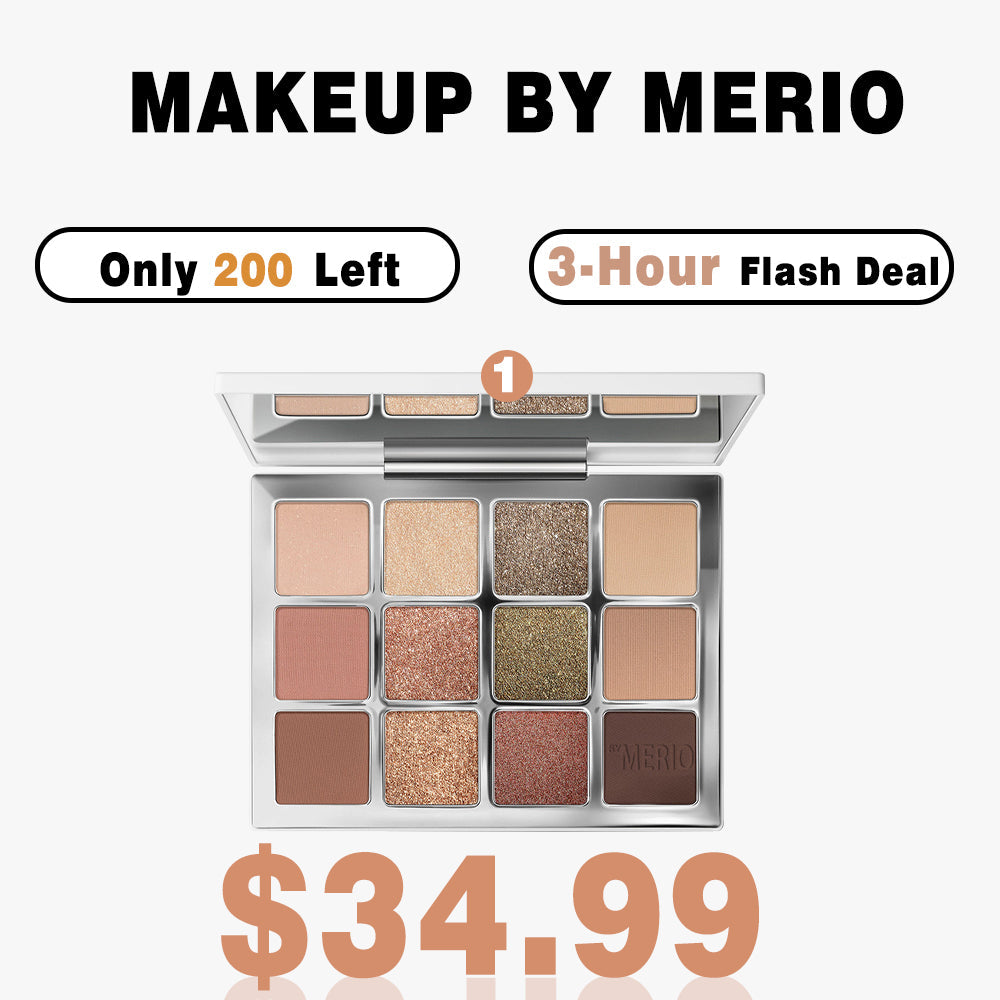 🔥Final 3 Hours: 70%OFF🔥MAKEUP BY MERIO Ethereal Eyeshadow Palette: Nature