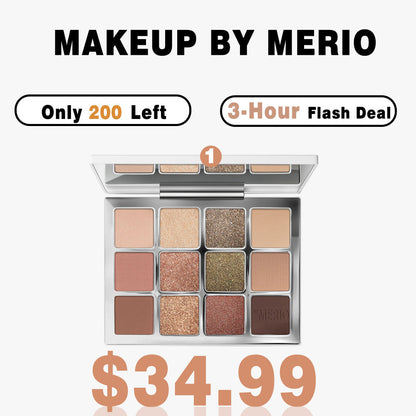 🔥Final 3 Hours: 70%OFF🔥MAKEUP BY MERIO Ethereal Eyeshadow Palette: Nature