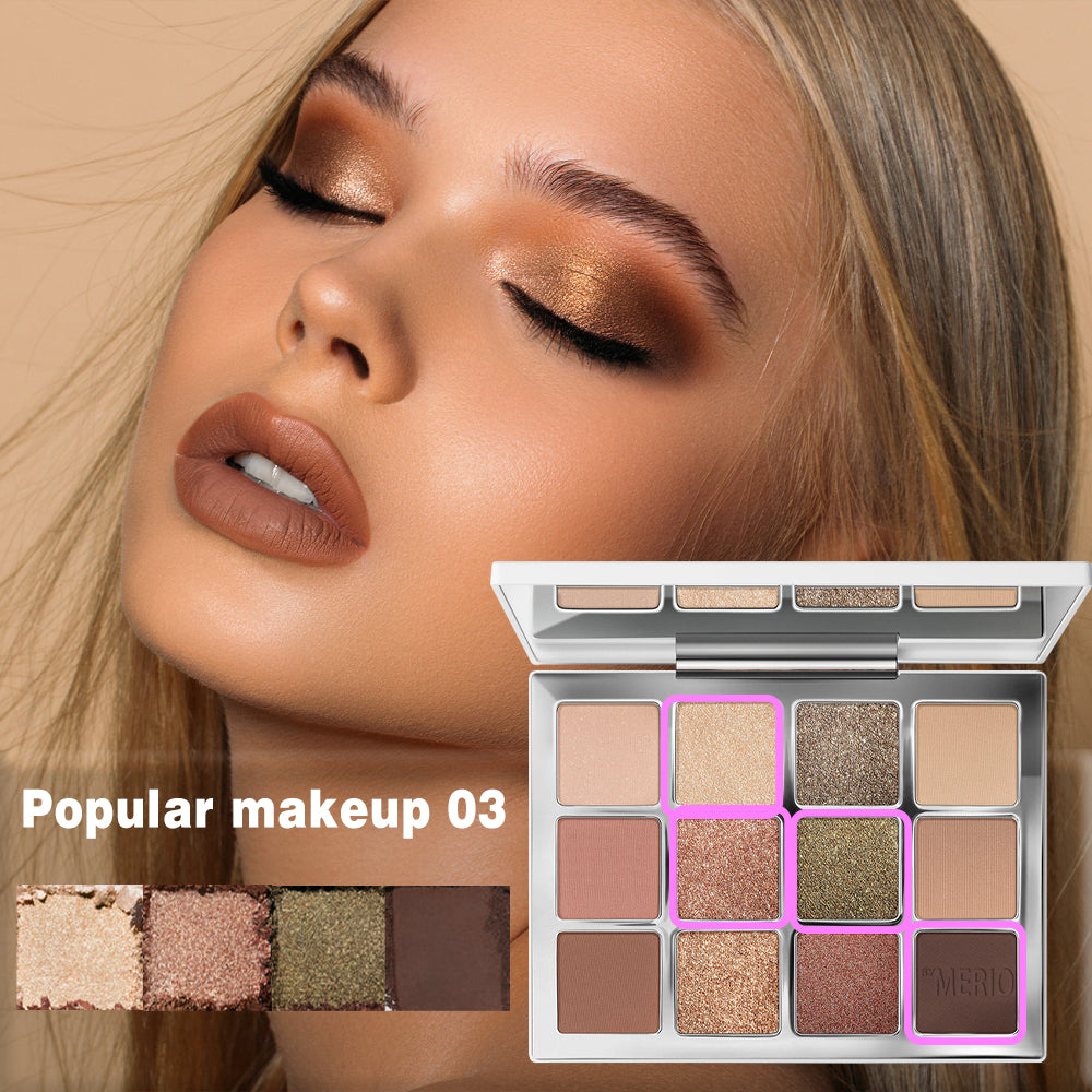 🔥Final 3 Hours: 70%OFF🔥MAKEUP BY MERIO Ethereal Eyeshadow Palette: Nature