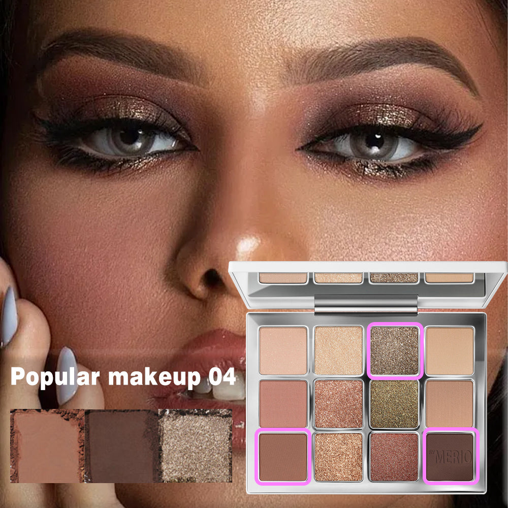 🔥Final 3 Hours: 70%OFF🔥MAKEUP BY MERIO Ethereal Eyeshadow Palette: Nature