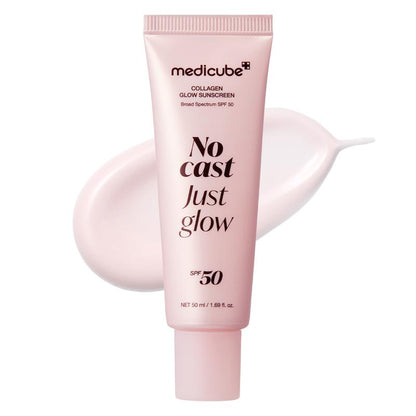 No Cast Just Glow Collagen Sunscreen | SPF 50 Broad Spectrum Face Sunscreen