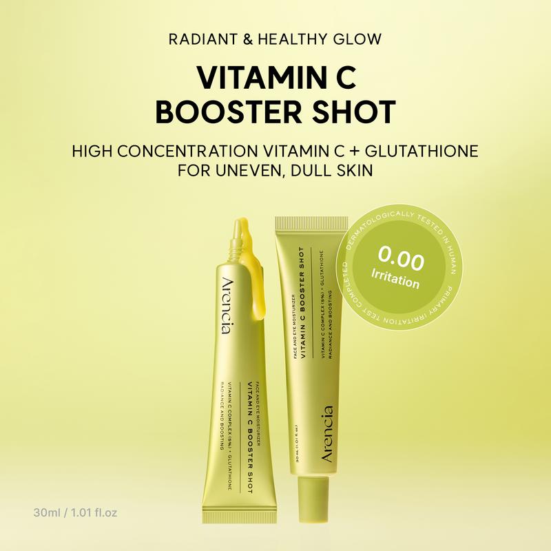 Vitamin C Booster Shot, Pure Vitamin C + Glutathione for Bright, Healthy Skin Glow