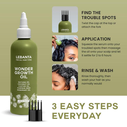 Lebanta Batana Oil For Hair Growth 2PK