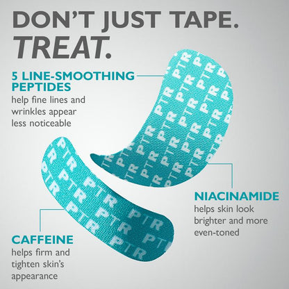 Peter Thomas Roth Peptide Skinjection Peptide Infused Face + Eye Tape, Improve Look of Fine Lines and Wrinkles
