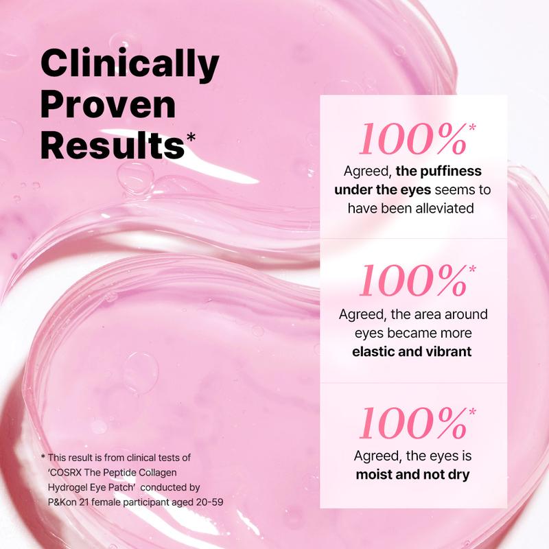 ✨ The Peptide Collagen Hydrogel Eye Patch (60 patches) | DEPUFFS UNDERYE BAGS IN JUST 10 MINUTES.