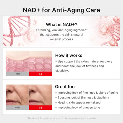 NAD+ EGF Firming Serum | NAD+, EGF, Collagen Extract, Anti-aging, Plumping, Radiance Boosting Serum |