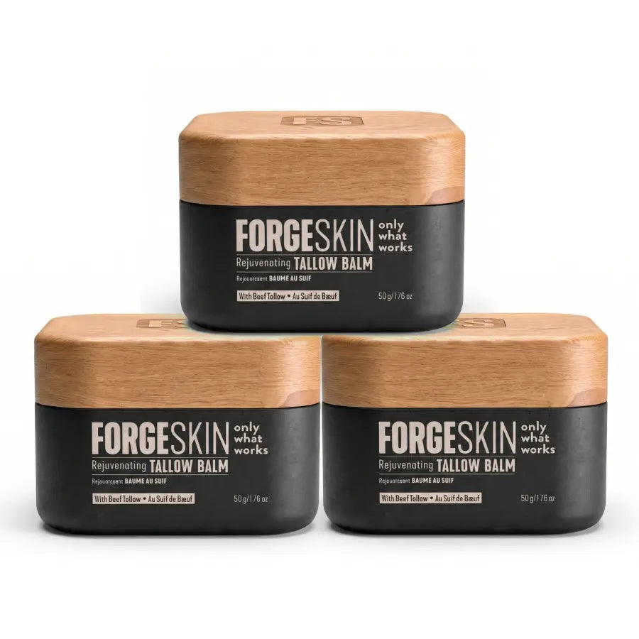 FORGE SKIN Wrinkle Defense & Natural Anti-Aging Beef Tallow Moisturizer for Men