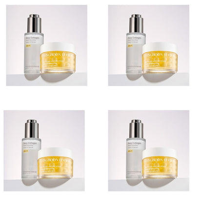 Last Day 60% OFF:Glazed Skin Collagen Duo | Firming Cream + Volufiline Serum