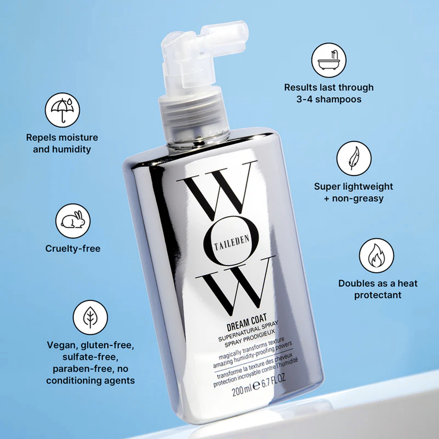 Frizz-Free Shield Spray – Lasting Smoothness, Zero Frizz