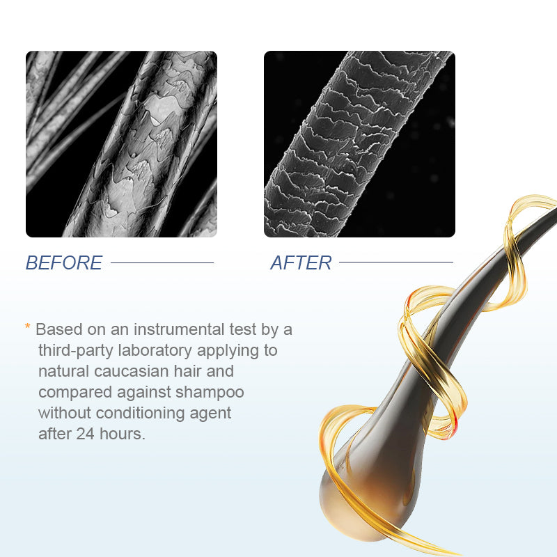 Bonding sealing technology repairs split hair conditioner