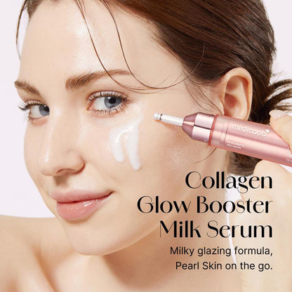 Milky Glow Lock Collagen Duo Collagen Glazed Milky Glow Wrapping Mask (20-Min Use) + Collagen Glow Booster Milk