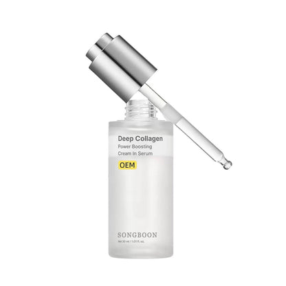 SONGBOON Editor Glass Skin Collagen Volufiline Cream-in-Serum | Gentle, Nourishing &Comfort Korean Skincare Moisturizer for Firming & Hydrating