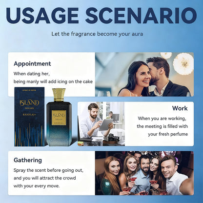 Final 3 Hours: 60%OFF🔥-Khadlaj Island Dreams for Unisex Extrait de Parfum Spray