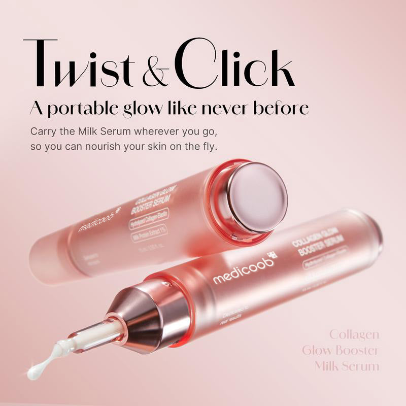 Milky Glow Lock Collagen Duo Collagen Glazed Milky Glow Wrapping Mask (20-Min Use) + Collagen Glow Booster Milk