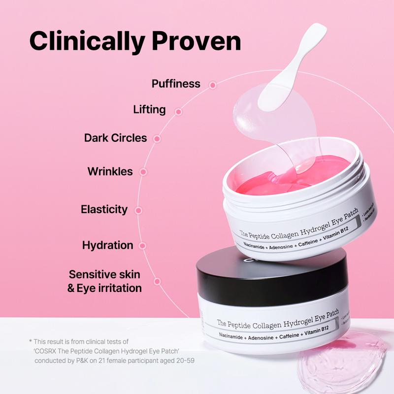✨ The Peptide Collagen Hydrogel Eye Patch (60 patches) | DEPUFFS UNDERYE BAGS IN JUST 10 MINUTES.