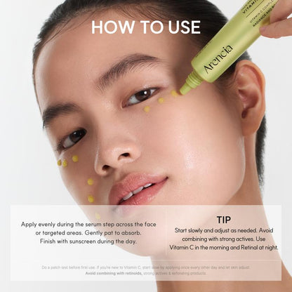 Vitamin C Booster Shot, Pure Vitamin C + Glutathione for Bright, Healthy Skin Glow