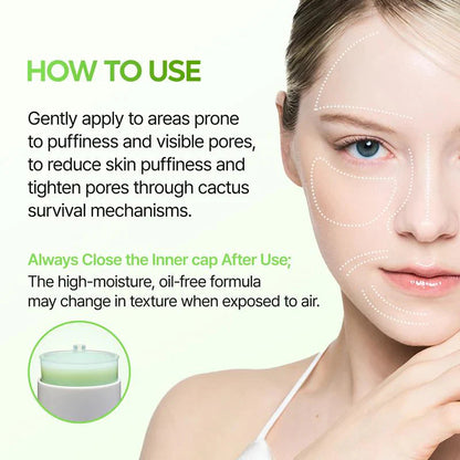 CACTOX PORE RELIEF MULTI BALM with Cactus Cooling Reduce Puffiness & Pore Tightening for Visible Pore Care Skin Repair