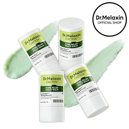 CACTOX PORE RELIEF MULTI BALM with Cactus Cooling Reduce Puffiness & Pore Tightening for Visible Pore Care Skin Repair