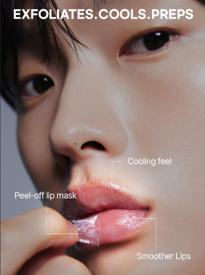 Cooling Peel-Off Lip Prep Mask, 10-Minute Smooth Hydrating Lip Mask